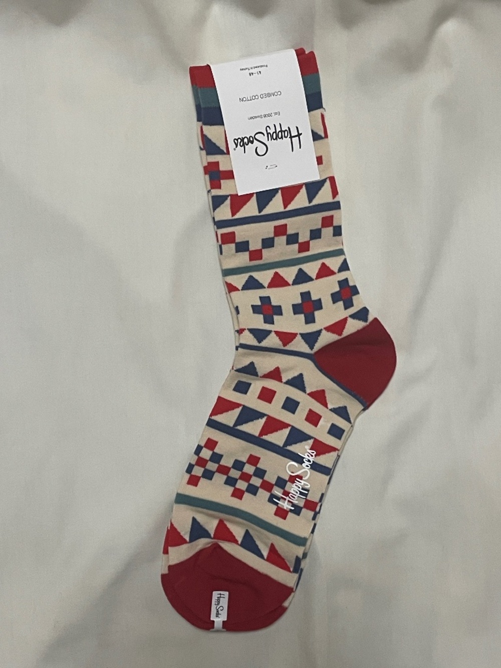 HAPPY SOCKS - Brand new with tags - Size 10-13 (US) - multicolored pattern